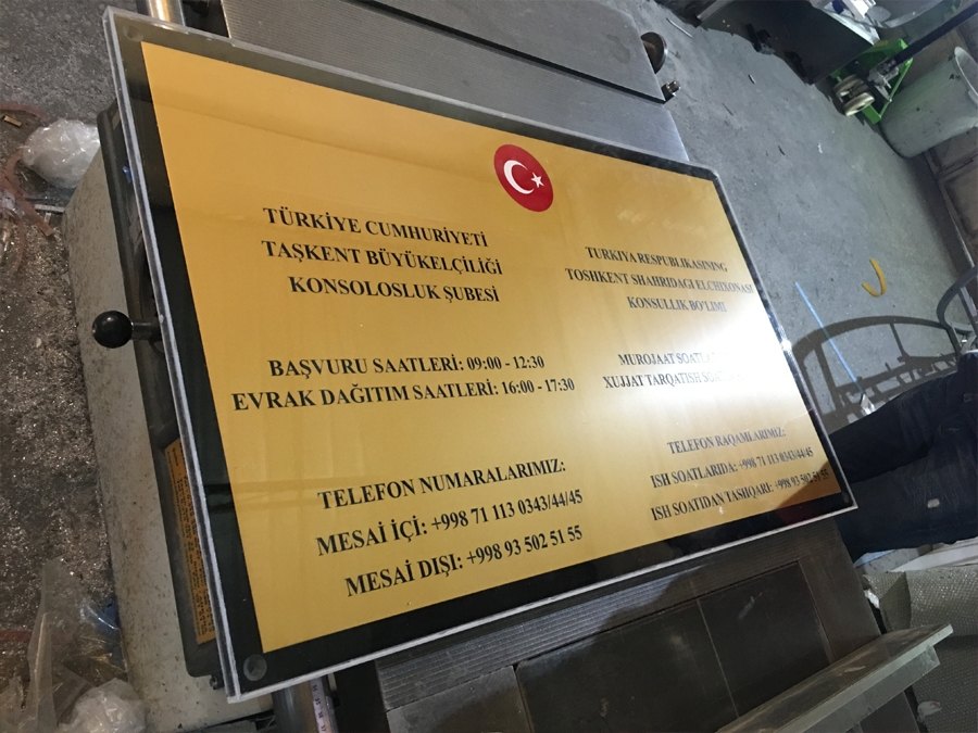 Dış mekân tabela sistemi